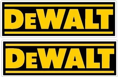 DEWALT TOOLS Motorsport GARAGE TOOLBOX Car Sticker x4