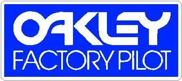 Vintage BMX Oakley Factory Pilot Motorsport Vintage Car Stickers BIKE Decal x2