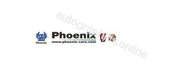 PHOENIX REAR SCREEN RETRO DEALER STICKER MG ROVER CLEAR BACKED STICKER