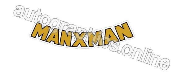 EXCELSIOR MOTORCYCLES MANXMAN RETRO CLASSIC CLEAR VINYL - NO WHITE DECALS