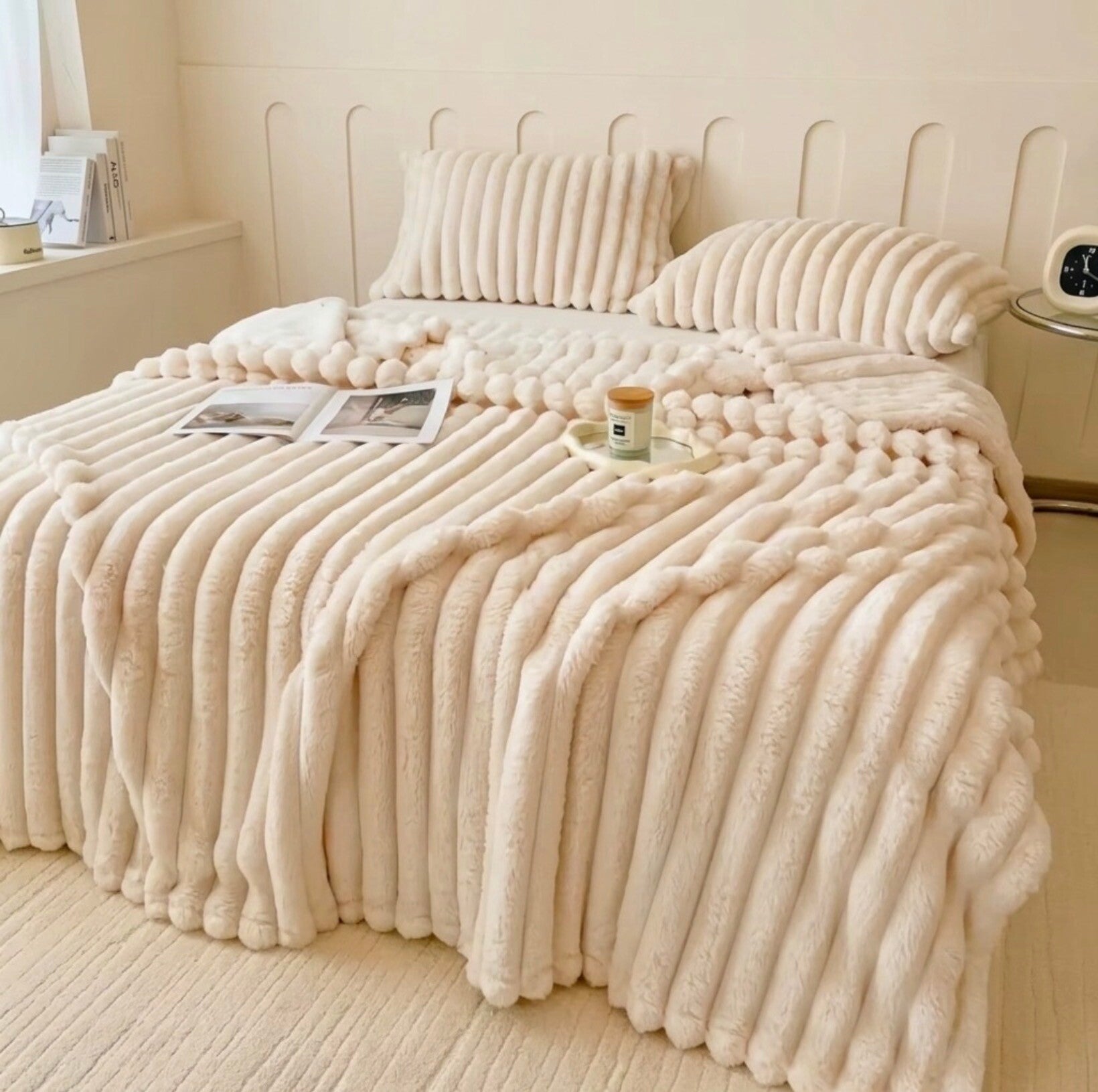 Flauschige Kuscheldecke