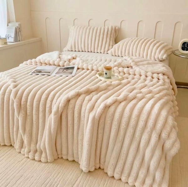 Flauschige Kuscheldecke