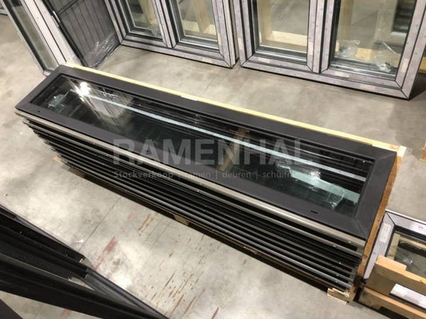 Fenêtre fixe noir, 2000x400mm
