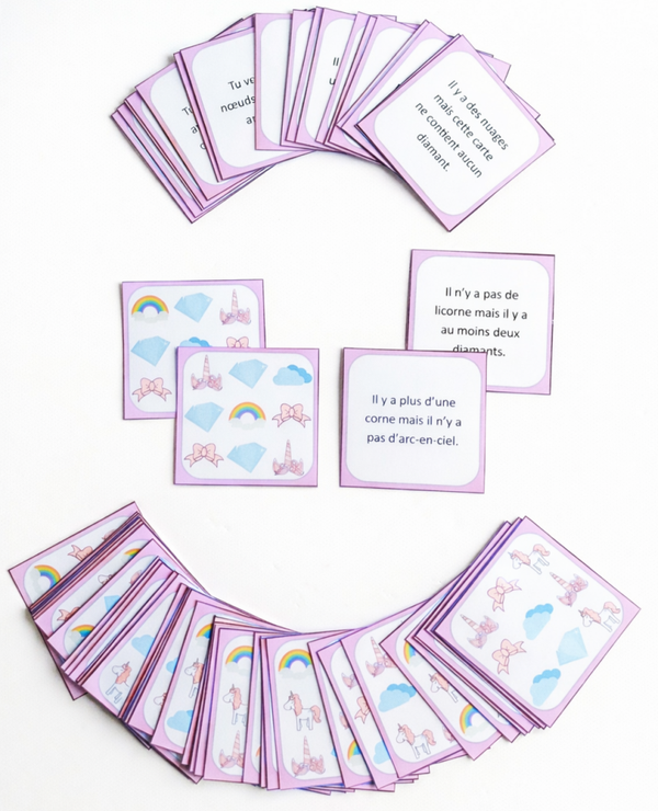 Cartes critères des licornes