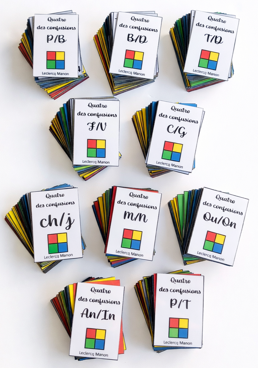 Pack des 10 quatros des confusions