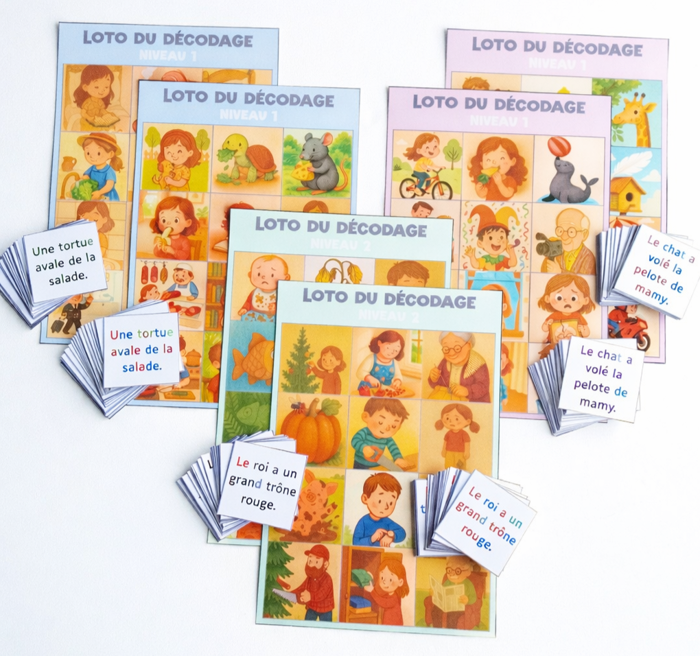 Pack des lotos du décodage niveaux 1 et 2