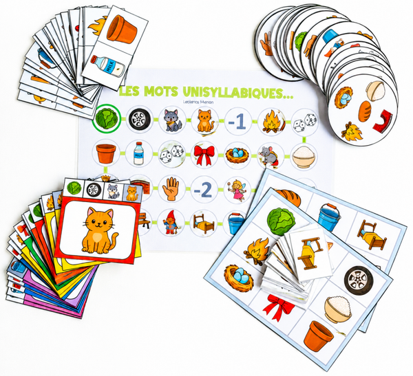Pochette des mots unisyllabiques