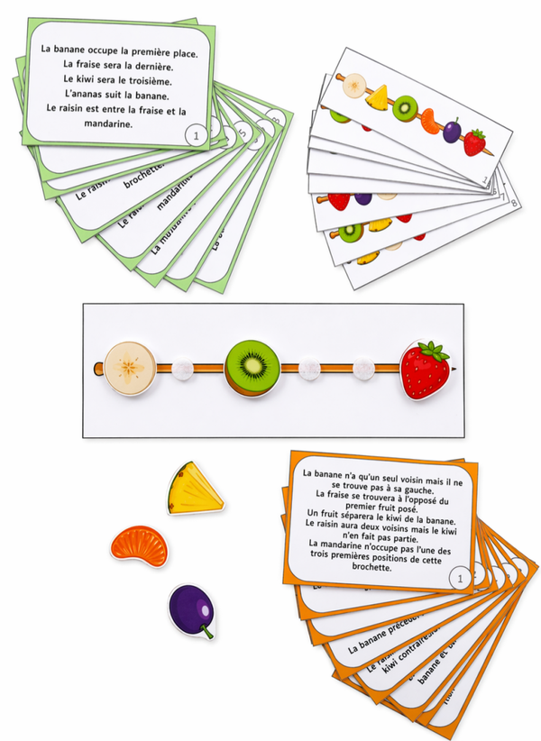Les brochettes de fruits