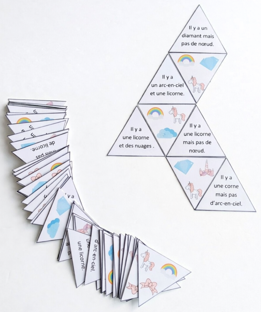 Triominos des licornes