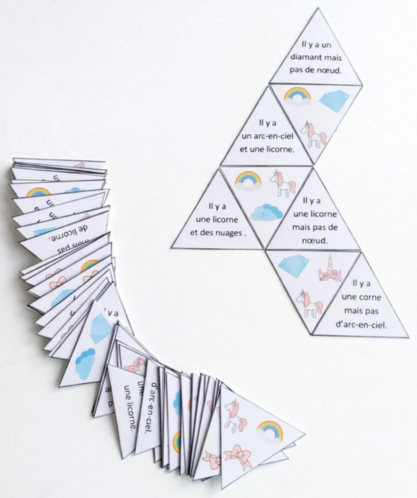 Triominos des licornes