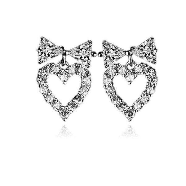 Boucles d'oreilles argent 925 Amour LIY140