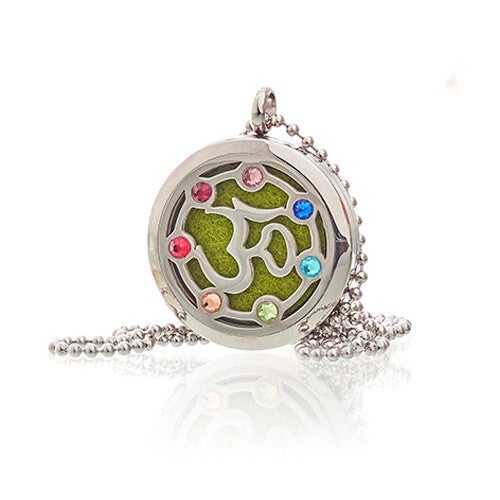 Collier Bijoux Aromathérapie - OM Chakra - 30mm ArômeJ-19