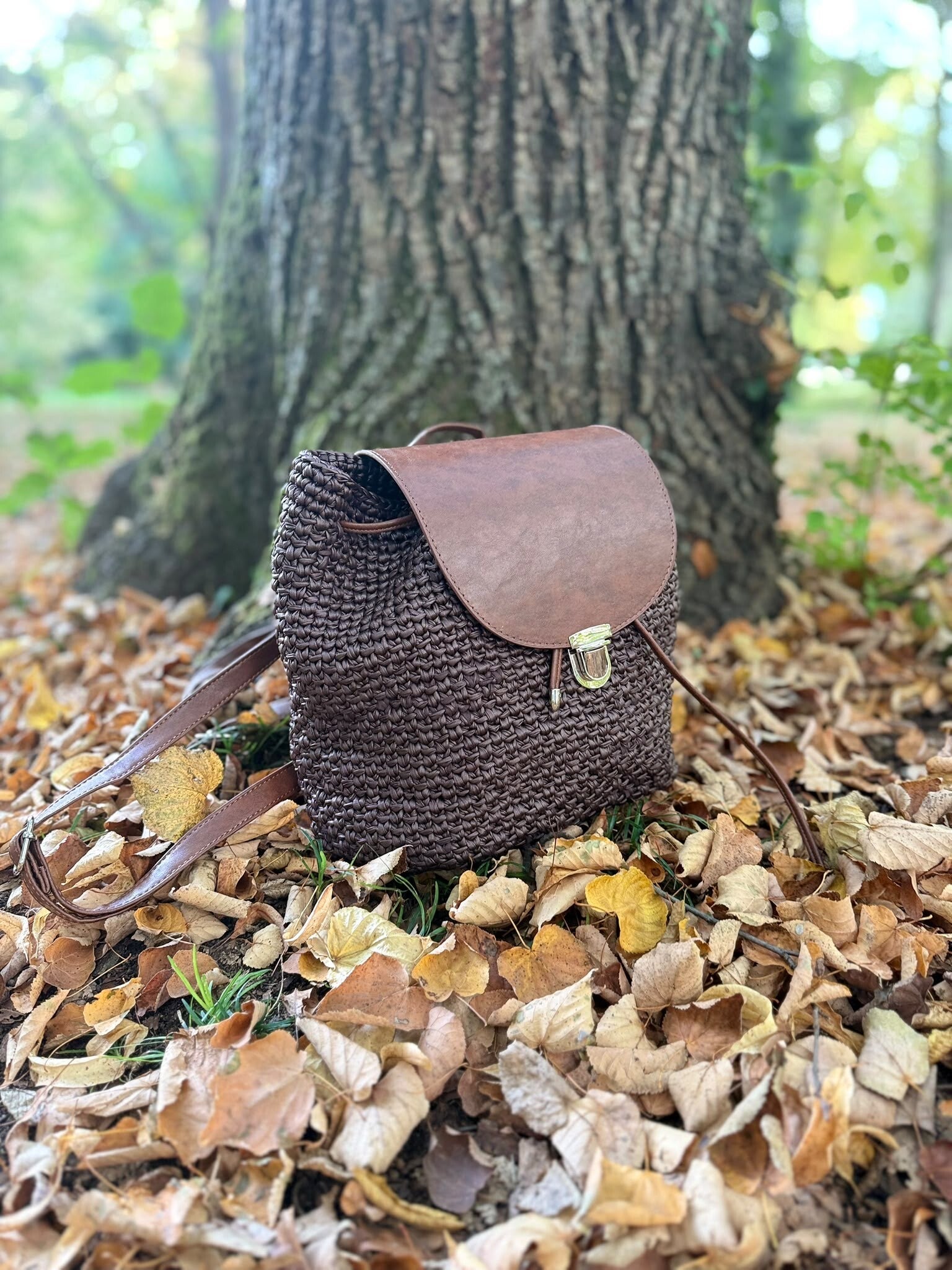 Zaino in eco pele