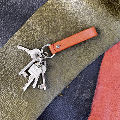 Lederbaard Sleutelhanger "The Missing Link"