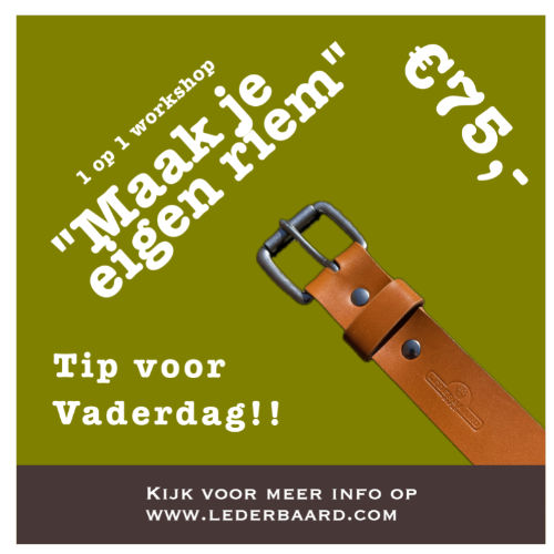 Workshop "Maak je eigen riem!"