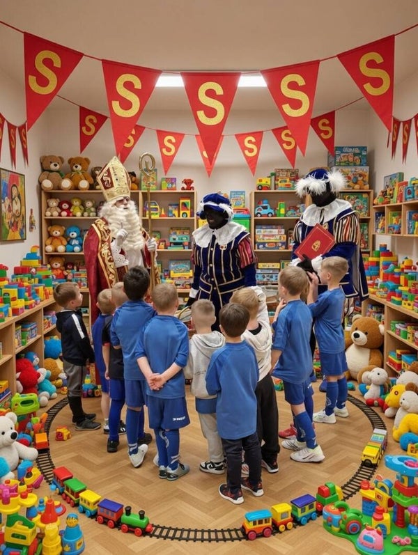 Club - vereniging  - andere, bezoek Sinterklaas + 2 Pieten - 360  minuten
