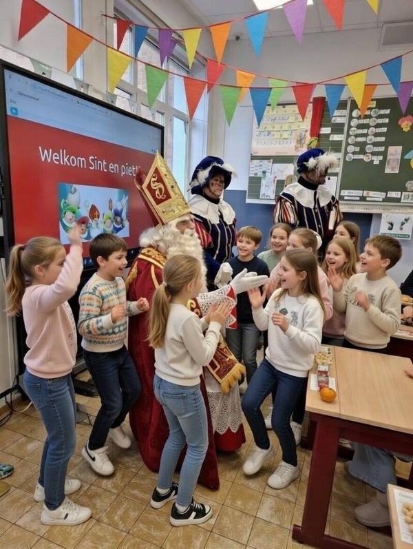 School bezoek Sinterklaas + 2 Pieten / 3 Pieten - 120 minuten