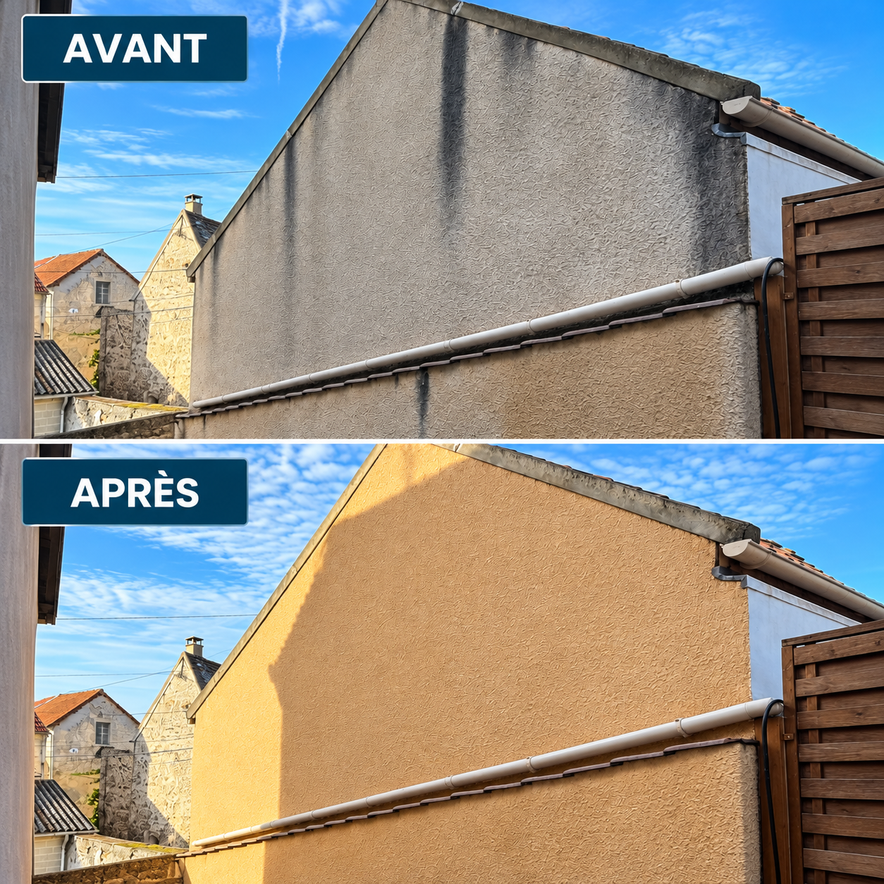 Nettoyage et rénovation de façade dans les Yvelines