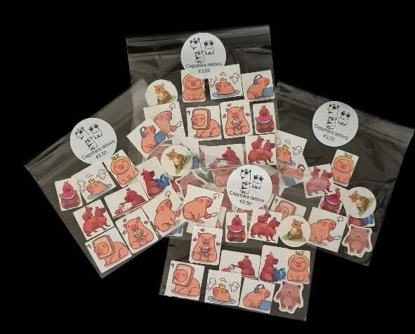 Sticker en tattoos