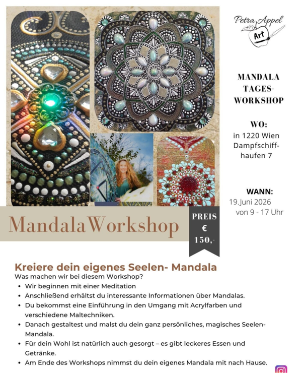 Mandala Workshop in Wien 19.Juni 2026