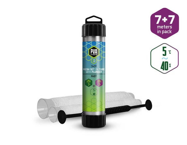 Delphin PVA n'tastic SET 2in1 / 7m+7m 25mm + 35mm / Schnell auflösend