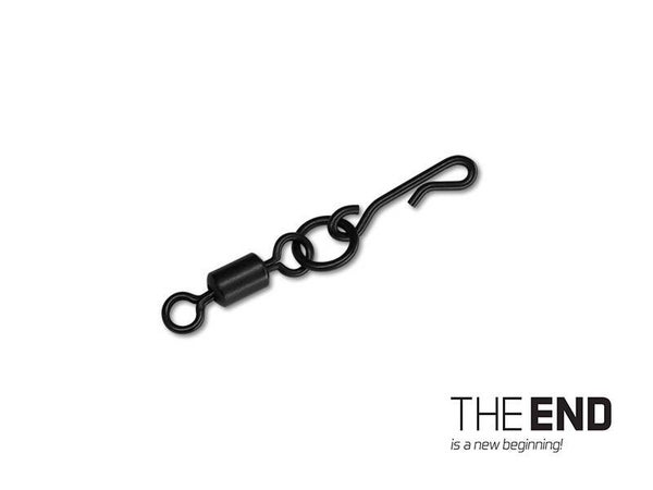 Delphin THE END Q-Cast Swivel mit dem Ring und Schnellwechselclip / 10St. #4/20kg