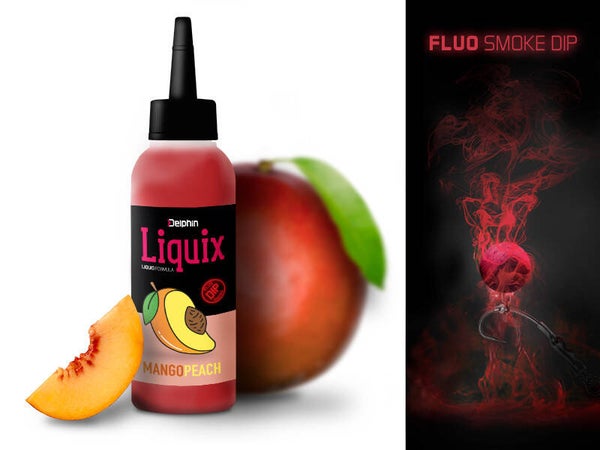 Fluo dip D SNAX LiquiX /100ml Mango-Pfirsich
