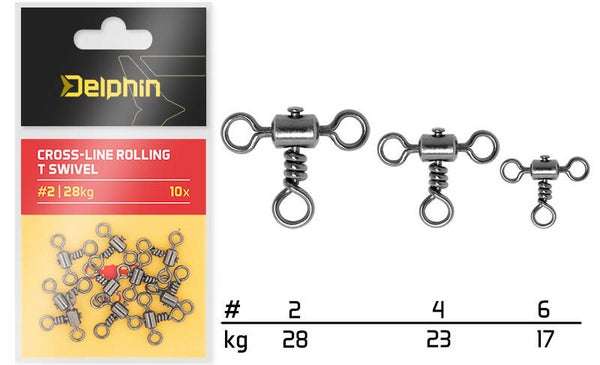 Delphi Cross-line rolling T swivel