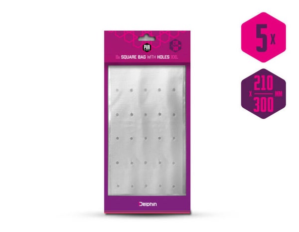 PVA-Beutel eckig mit Öffnungen Delphin PVA n'tastic XXL / 5St.