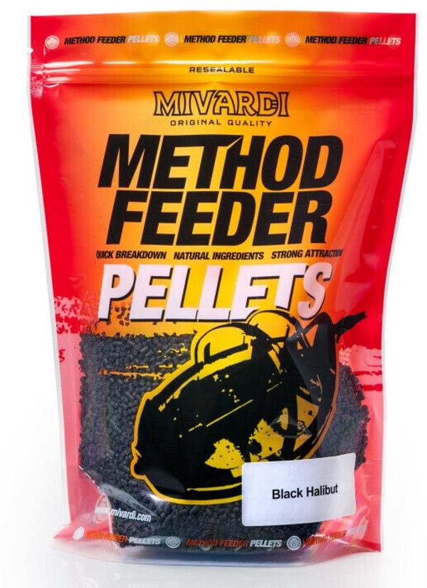 Mivardi Method Pellets - Black Halibut