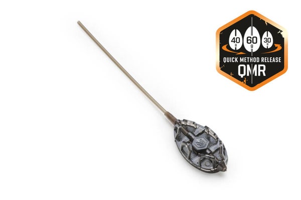 Quick-changeable method feeder QMR Grip XL long