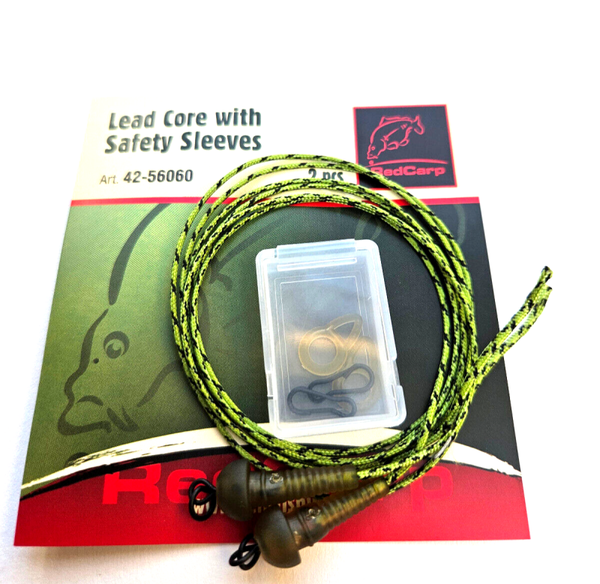 RedCarp Lead Core Rig mit Safety-Sleeves