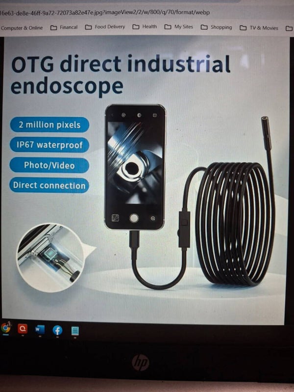 Industrial endoscope camera