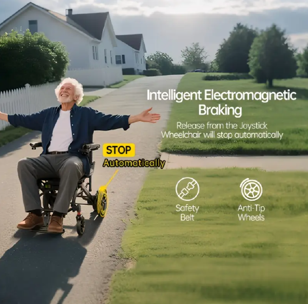 Ultra-light, heavy duty, electric wheelchair