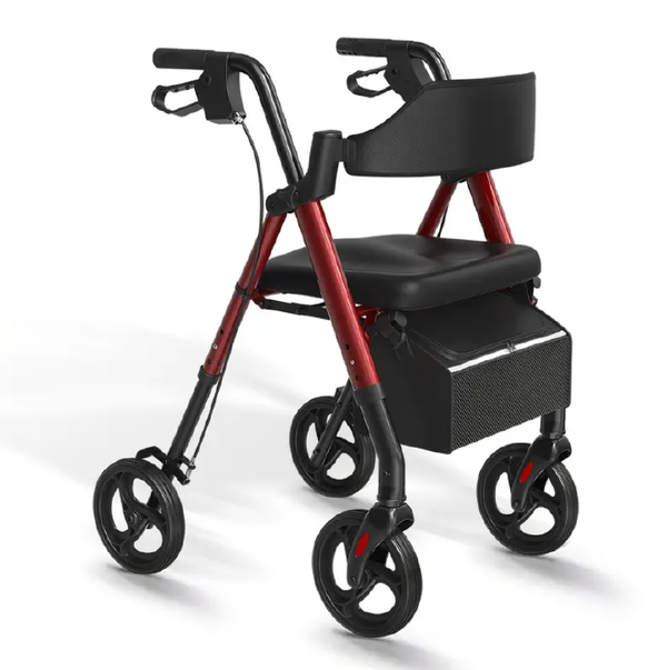 Walker with seat