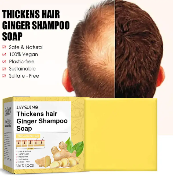 Men's ginger shampoo bar