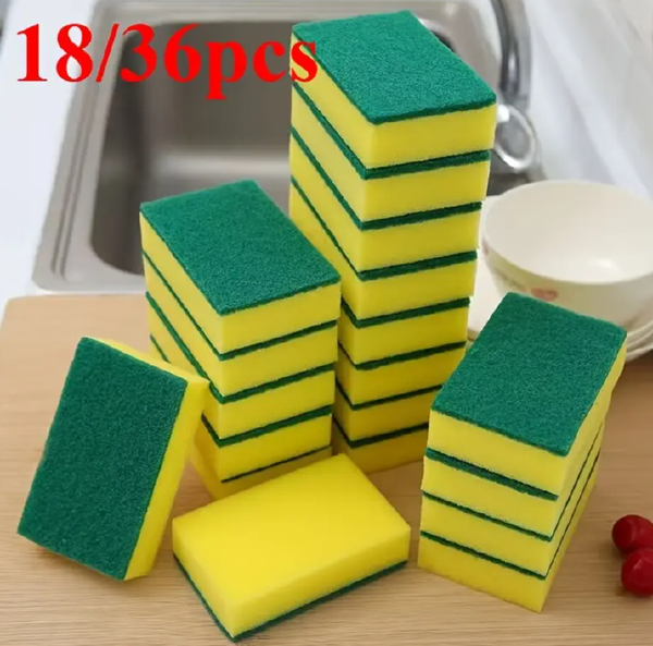 Multi'purpose kitchen cleaning sponges