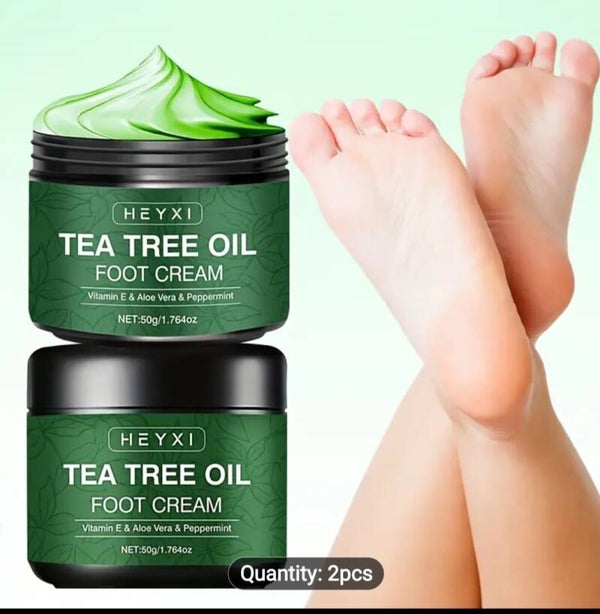 Tea tree oil foot cream