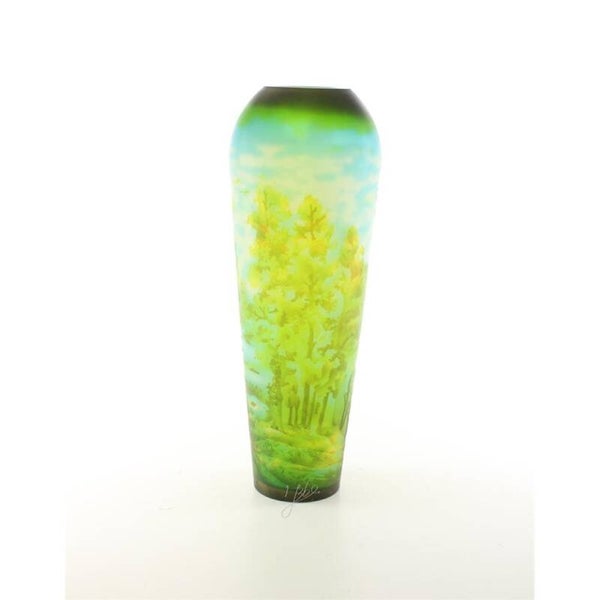 Vaas - Cameo stijl - "Eiken bos" - 44cm hoog