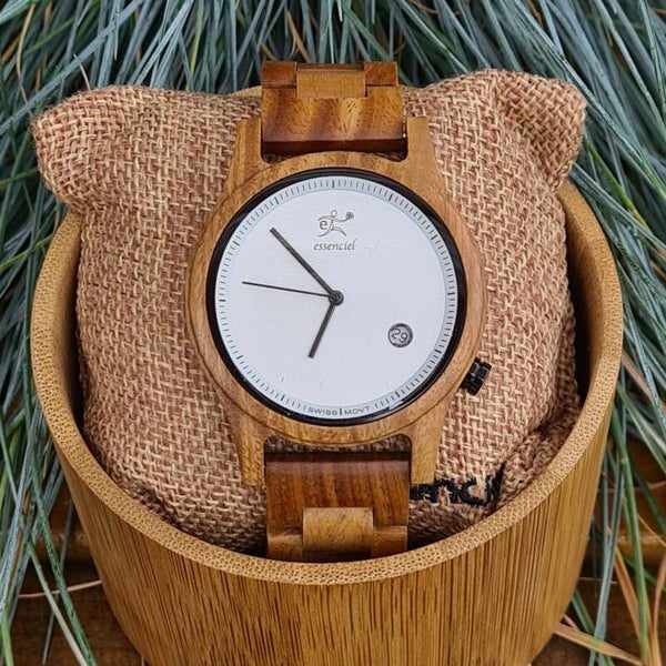 Essenciel houten horloge Steeve