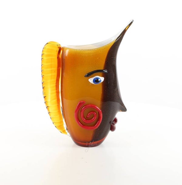 Glazen vaas Abstract - Murano stijl - 32,8 cm hoog