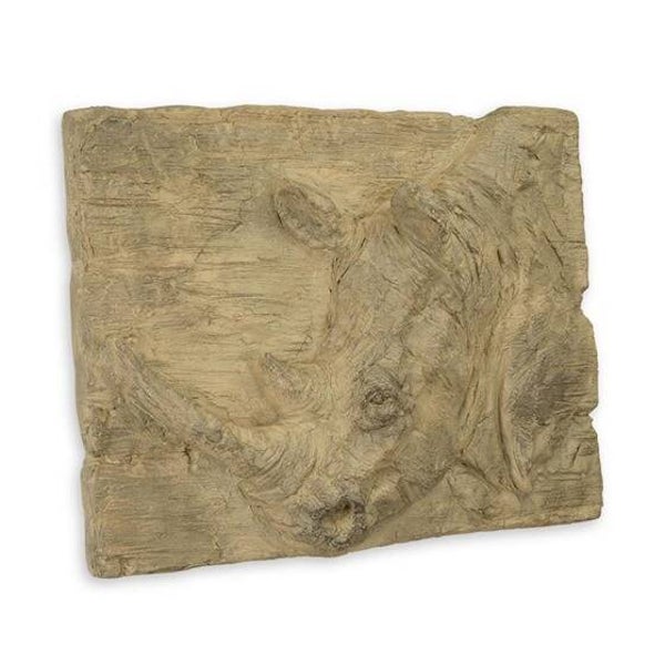 Neushoorn - 3D - MGO - wanddecoratie - 53,5x68cm