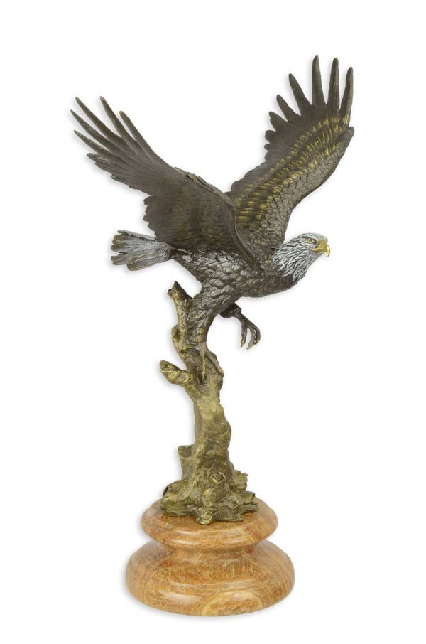 Beeld - brons - adelaar - 33cm hoog