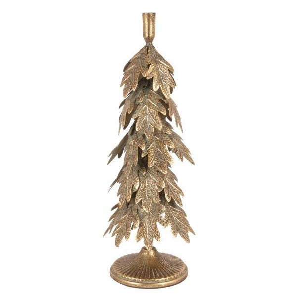 Kandelaar - boom - goud - 49cm hoog