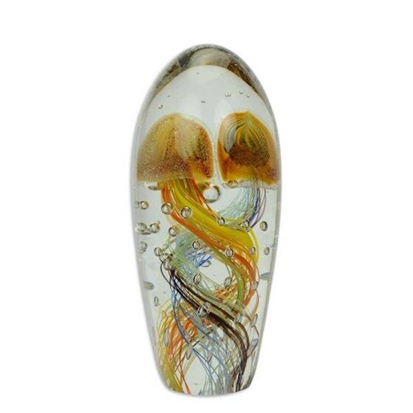 Glazen beeld - kwal - Murano stijl - glas - hoogte 25,6cm
