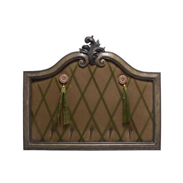 Wandbord - memobord - fotorek - bruin - resin - 54,8cm lang