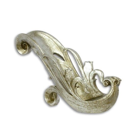 Wijnfleshouder - zilverkleurig - 15,8cm hoog