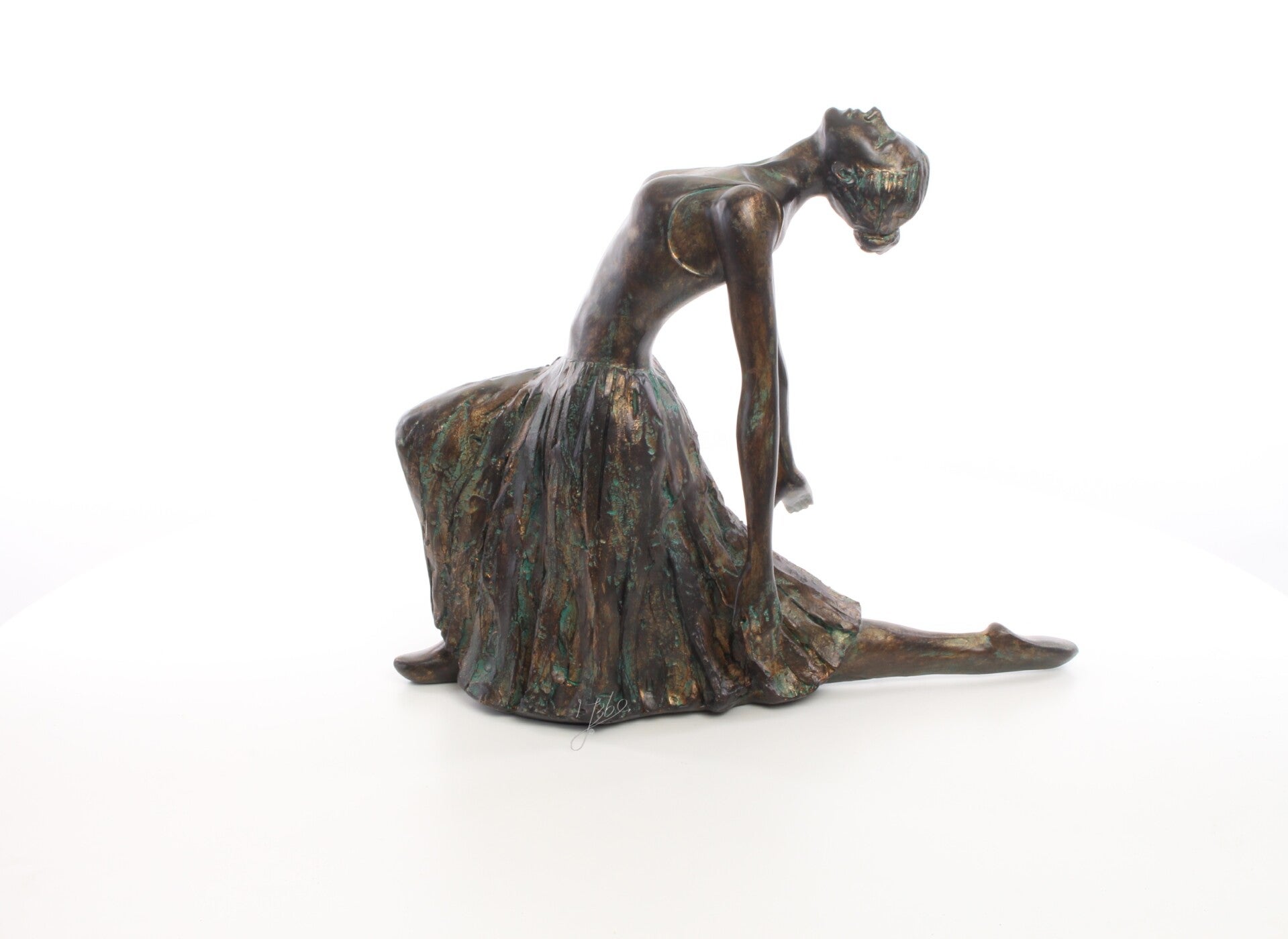 Beeldje - ballerina - danseres - resin - 39,6cm hoog