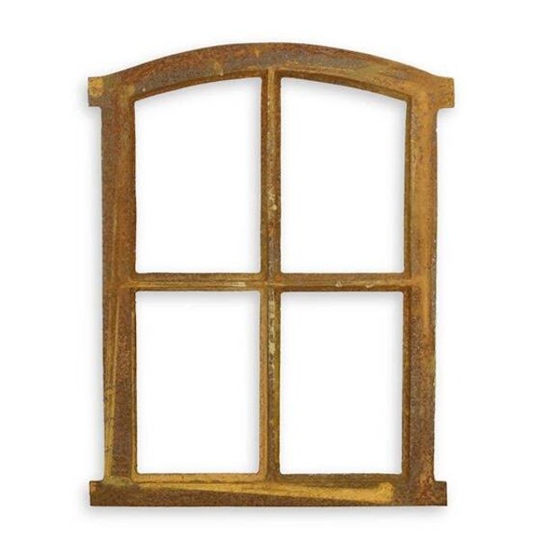 Stalraam - halfrond - gietijzer - bruin - 37,5 x 48,7cm