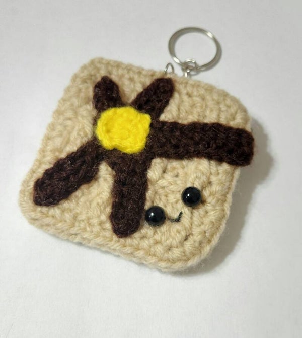Waffle Key Chain